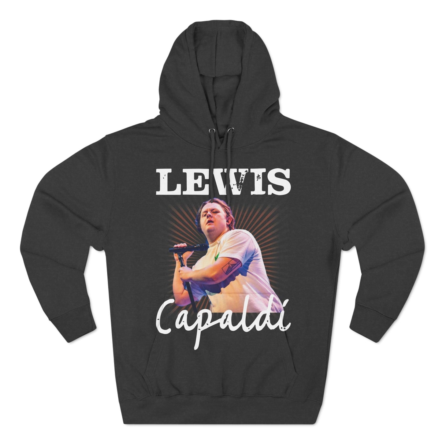 Lewis Capaldi Three-Panel Fleece Hoodie - Graphic