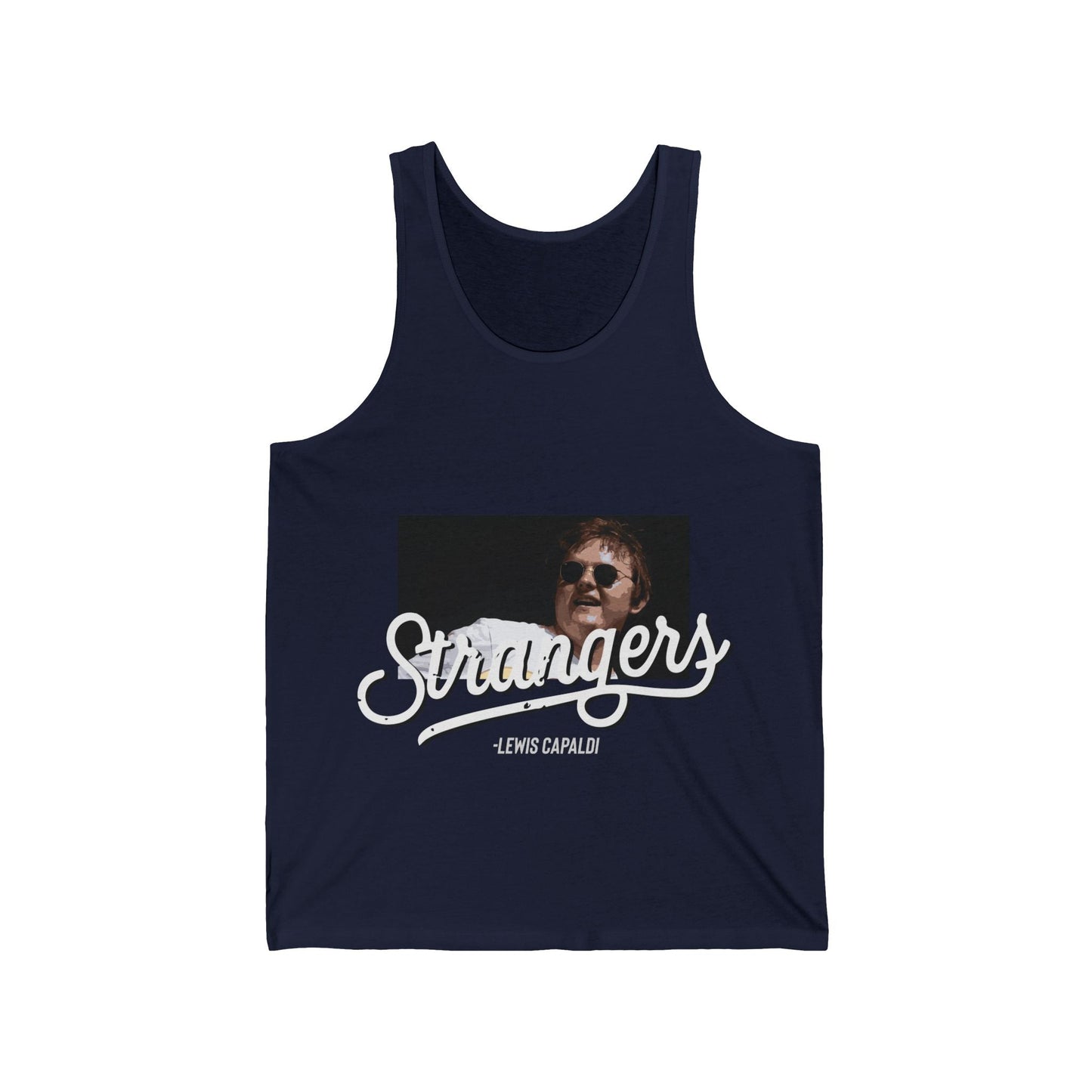 Lewis Capaldi Unisex Jersey Tank Top - Stranger's