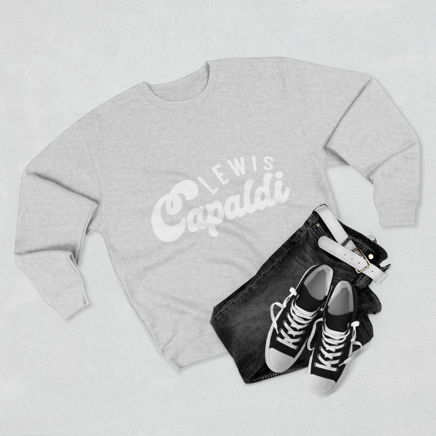 Lewis Capaldi Unisex Crewneck Sweatshirt - Writing