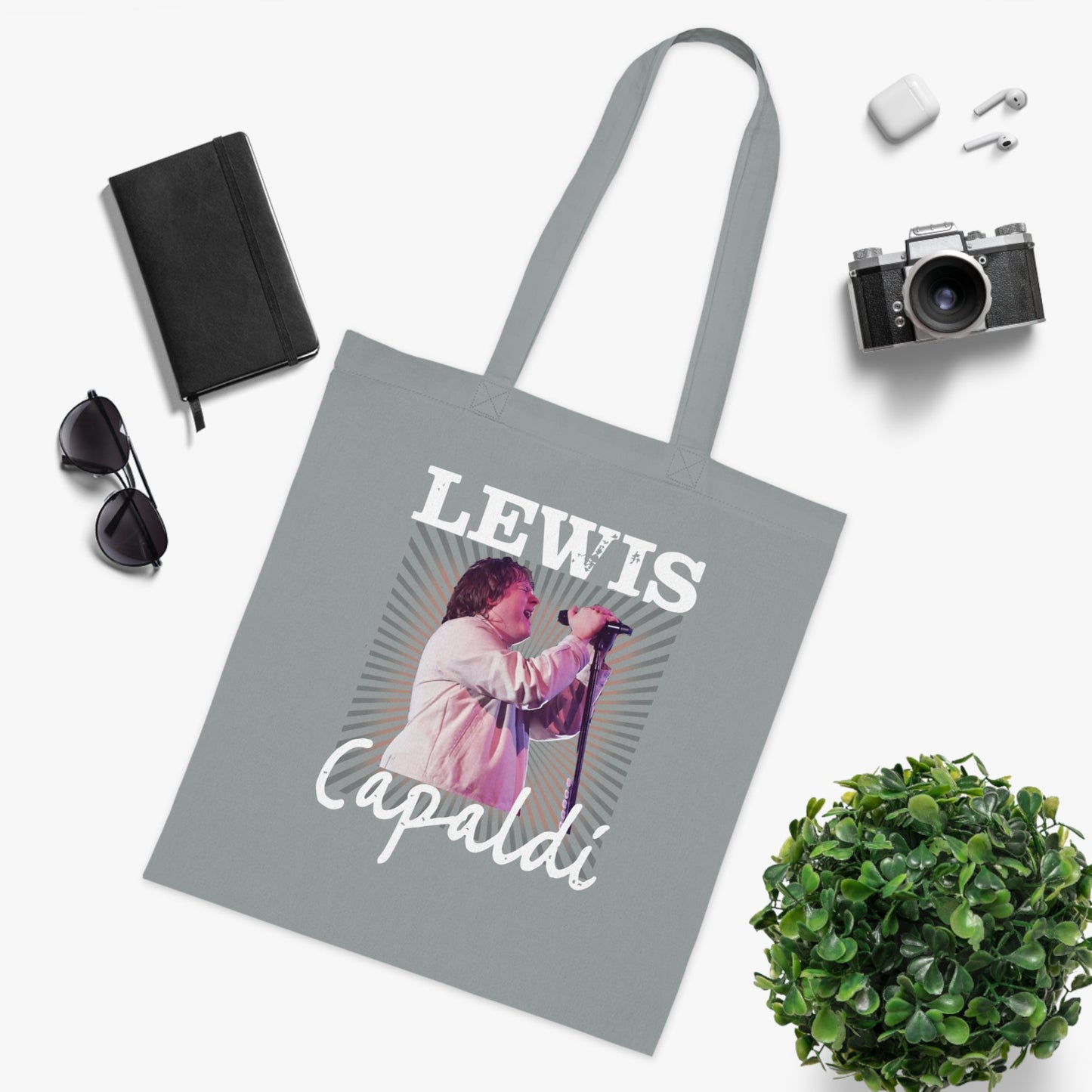 Lewis Capaldi Cotton Tote Bag - Graphic