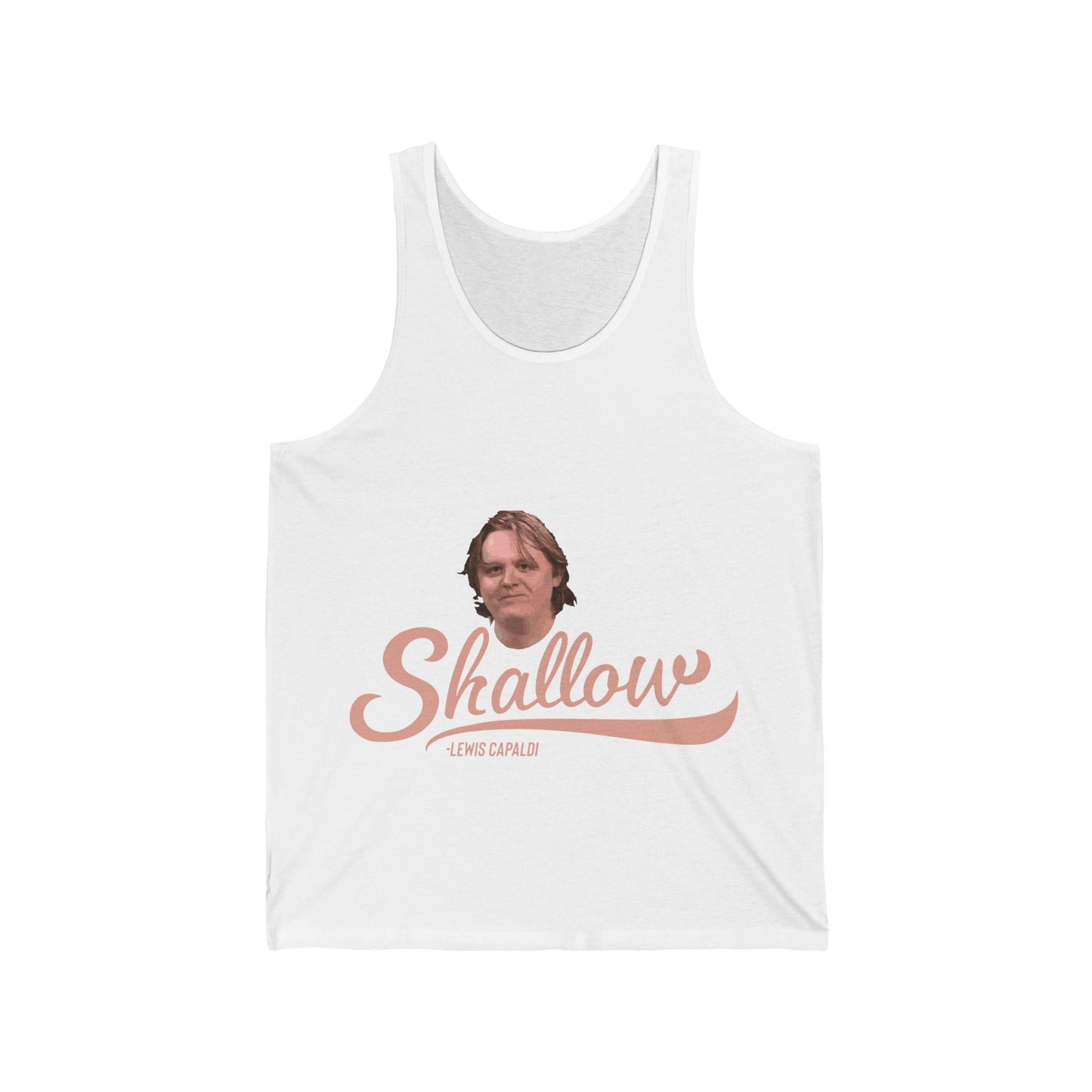 Lewis Capaldi Unisex Jersey Tank - Shallow