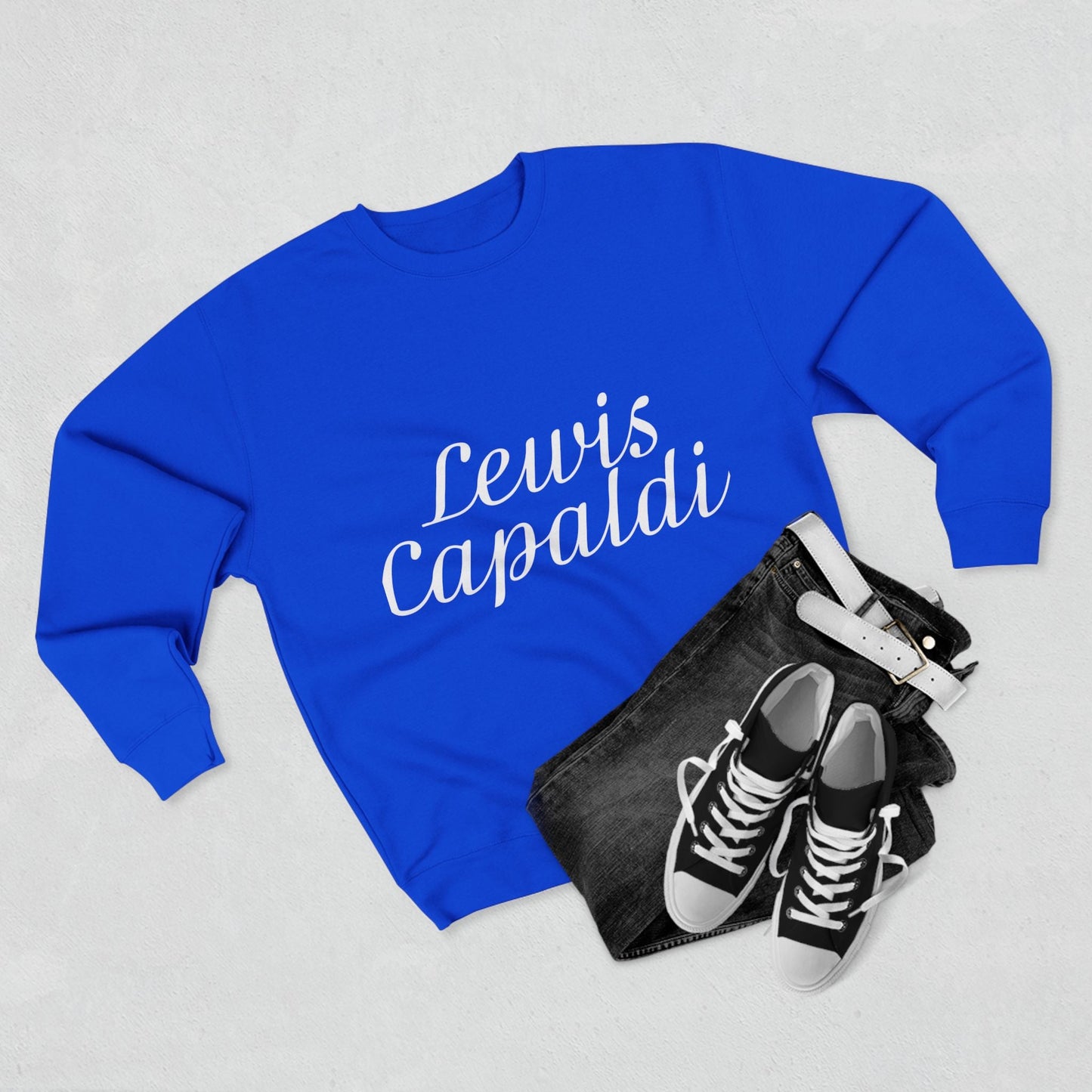 Lewis Capaldi Unisex Crewneck Sweatshirt - Writing