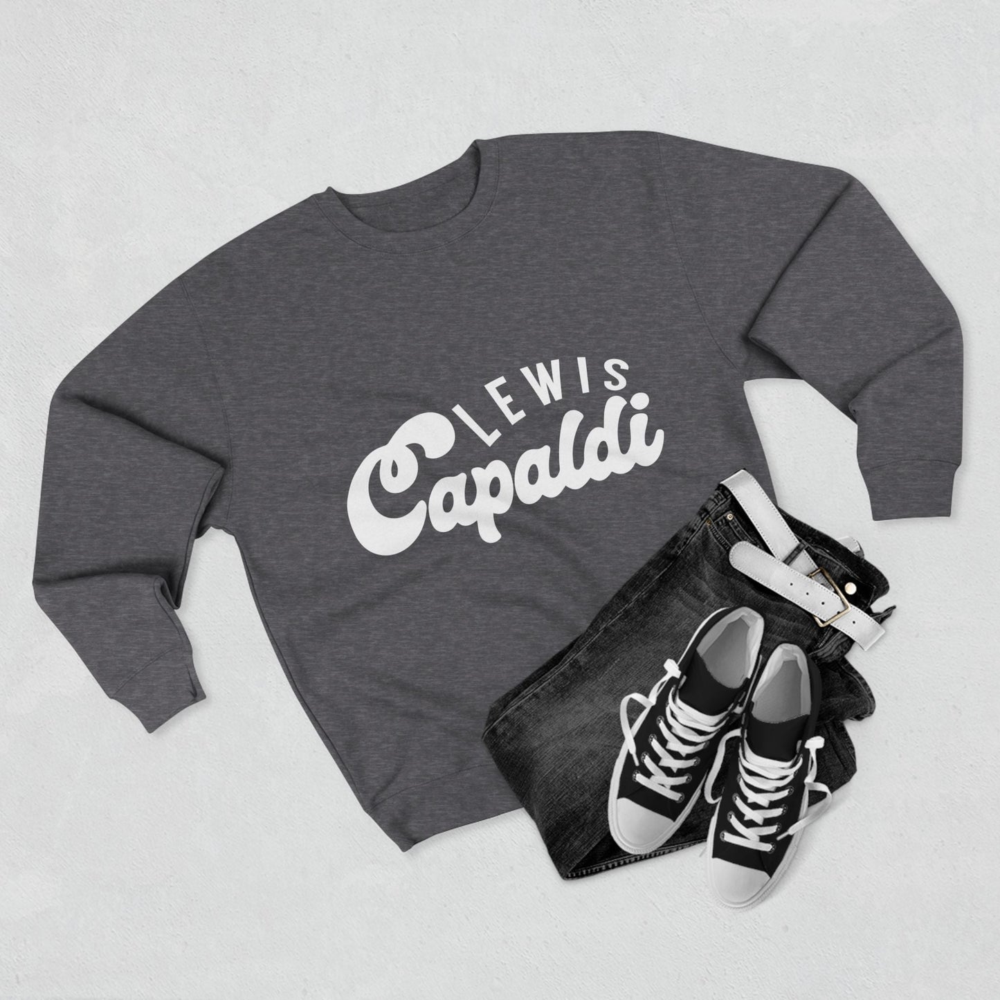 Lewis Capaldi Unisex Crewneck Sweatshirt - Writing