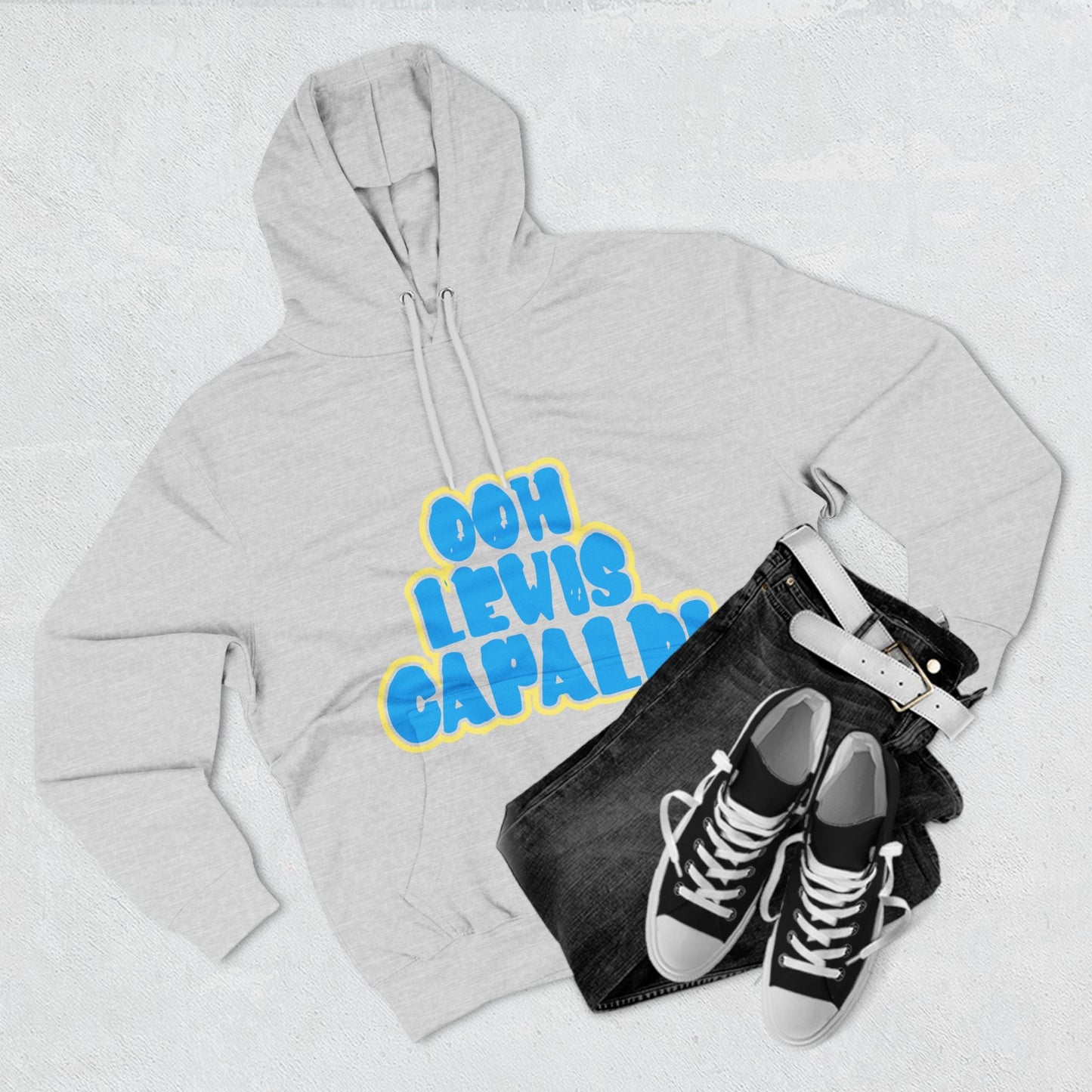 Lewis Capaldi Three-Panel Fleece Hoodie - Ooh Lewis Capaldi