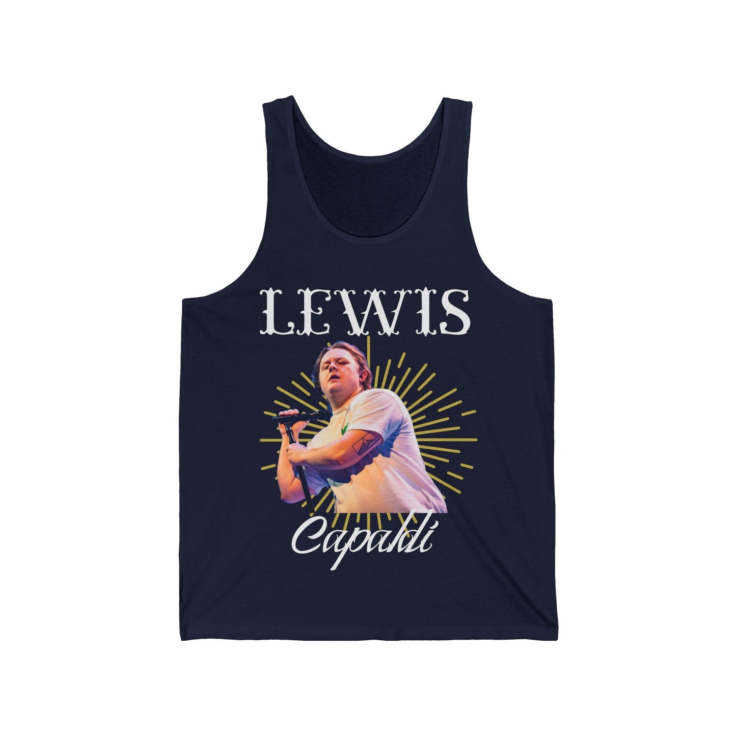 Lewis Capaldi Unisex Jersey Tank Top - Graphic