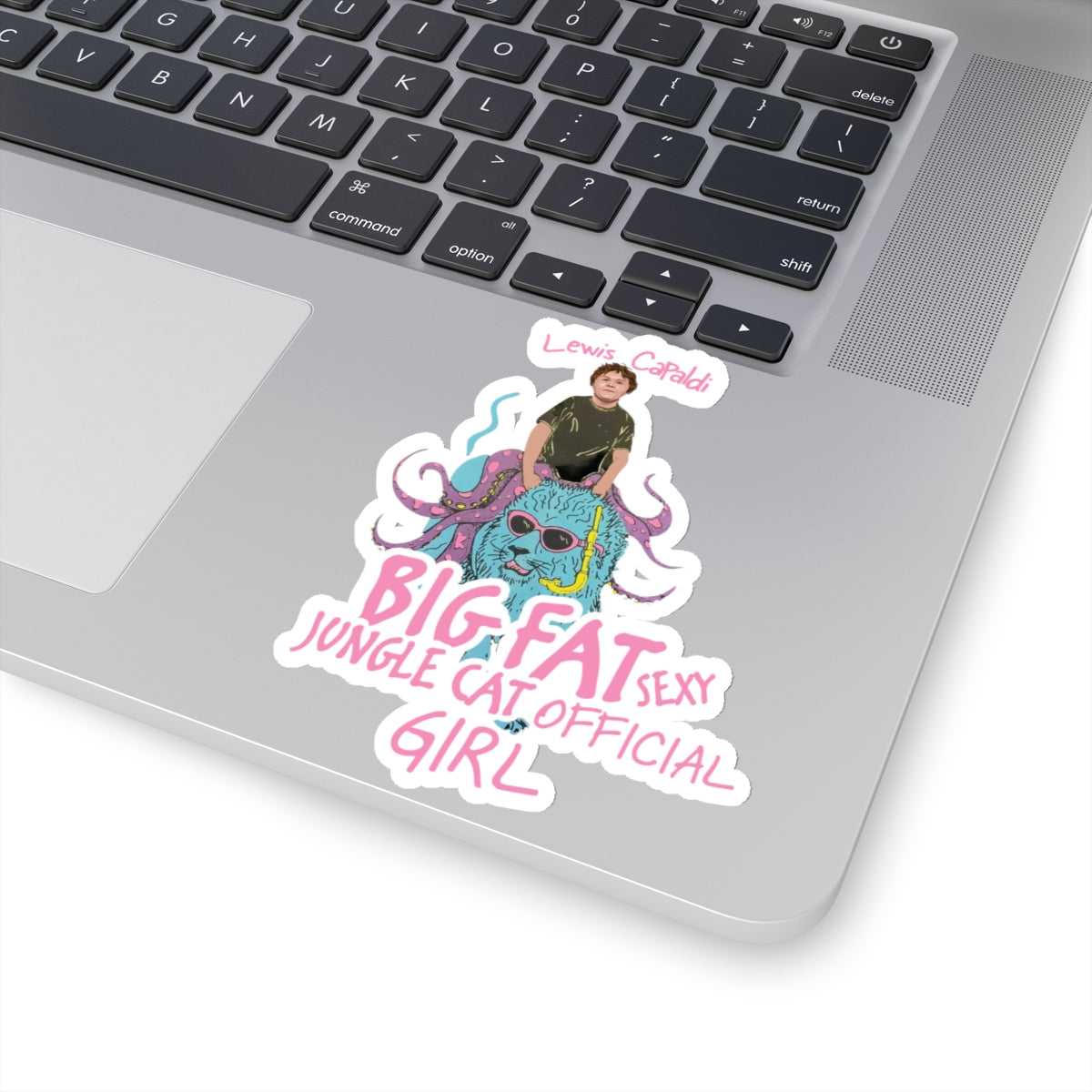 Lewis Capaldi Kiss-Cut Stickers - Big Fat Sexy Jungle Cats