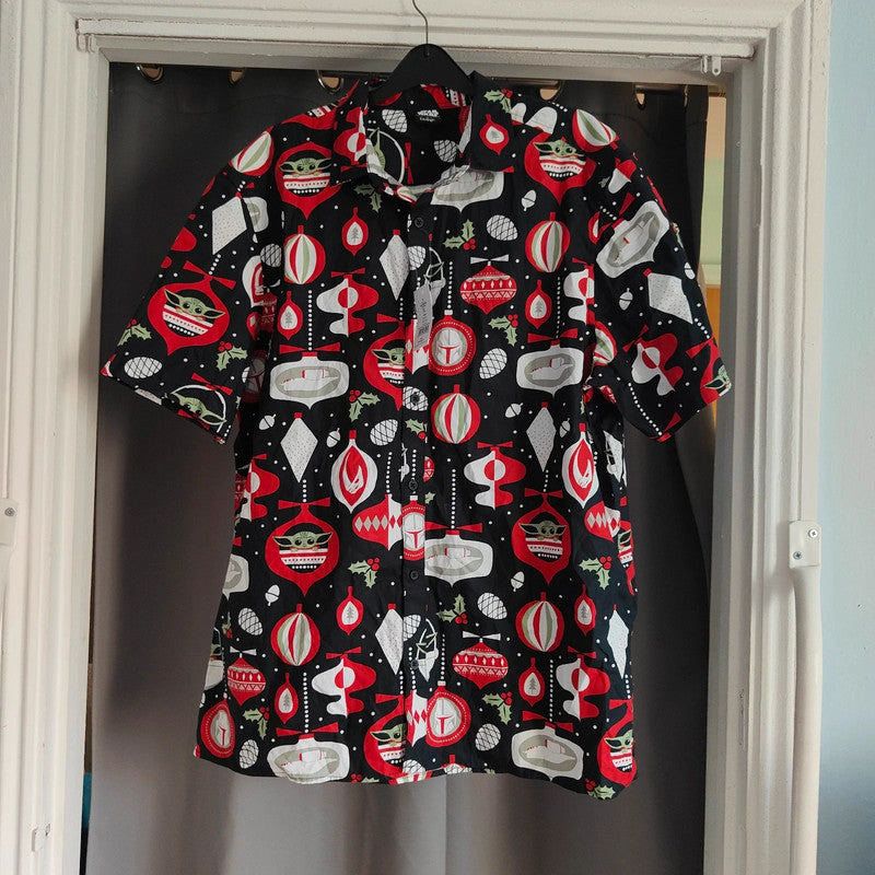 Star Wars The Mandalorian Christmas Shirt Size Xl Grogu Baby Yoda Bauble