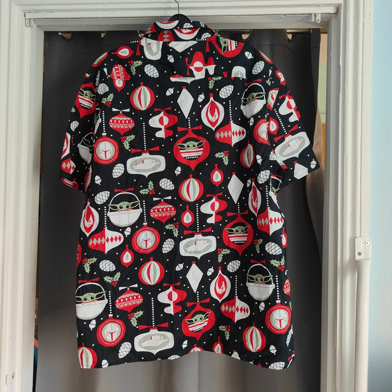 Star Wars The Mandalorian Christmas Shirt Size Xl Grogu Baby Yoda Bauble