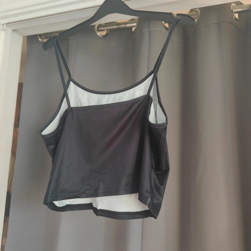 Y2K Winged Heart Graphic Cami Top | Fairycore Grunge Alt Size XL