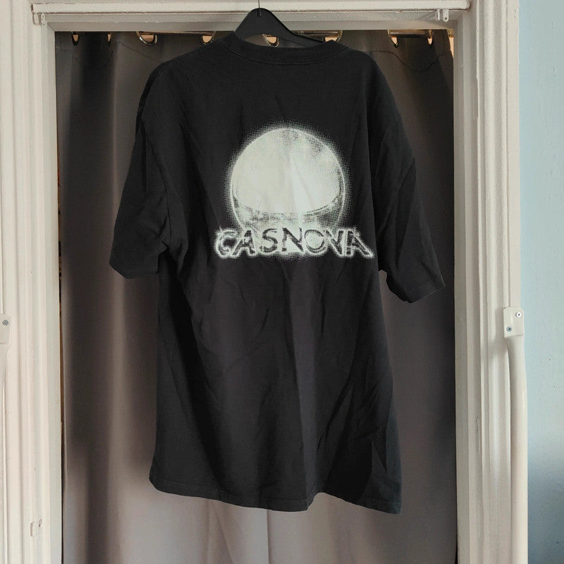 Faded Black Graphic T-Shirt - AS Colour XL Heavyweight Goth Oversized