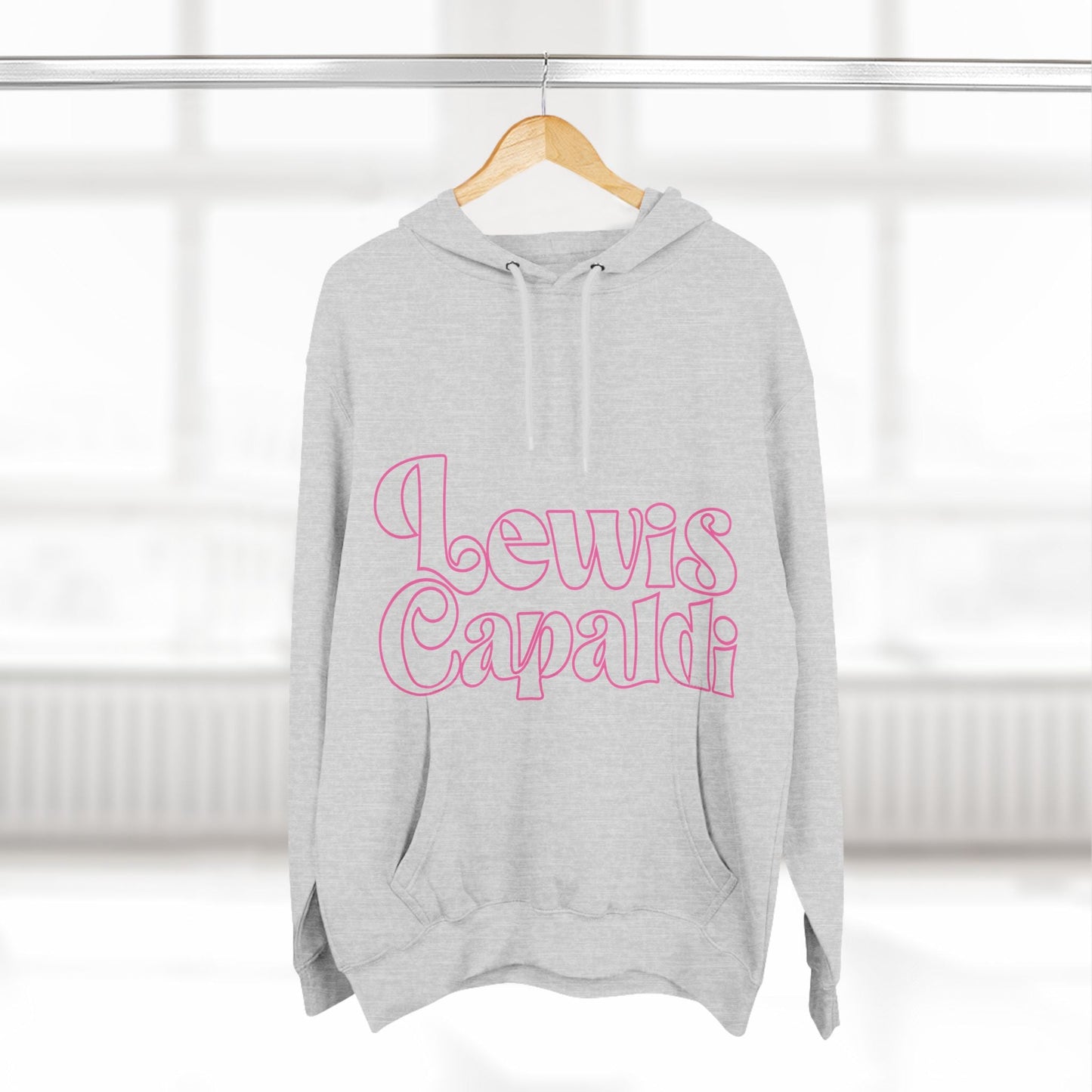 Lewis Capaldi Three-Panel Fleece Hoodie - Writing