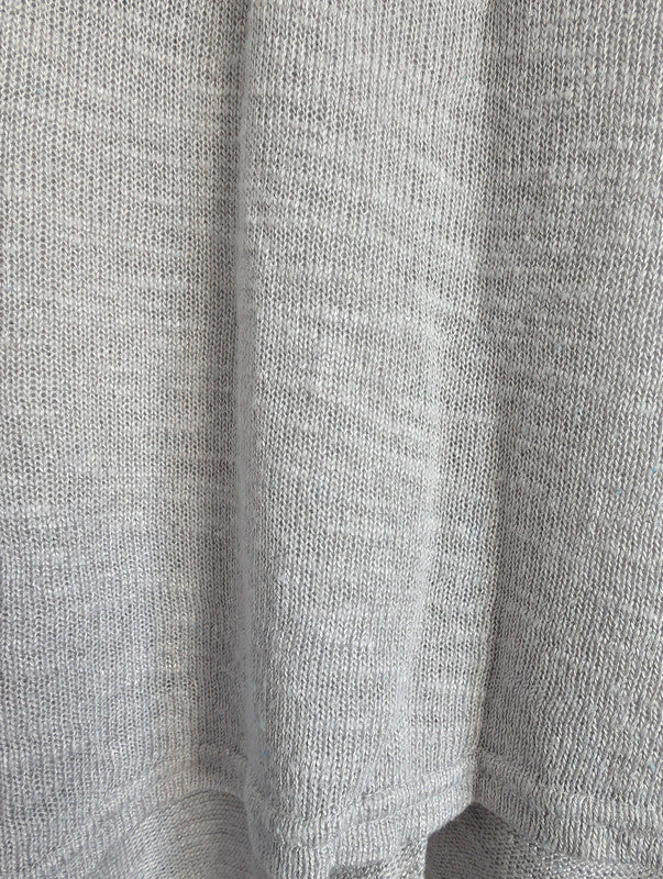 New Look Grey Nothing To Wear Slogan Knit T-Shirt Size 10