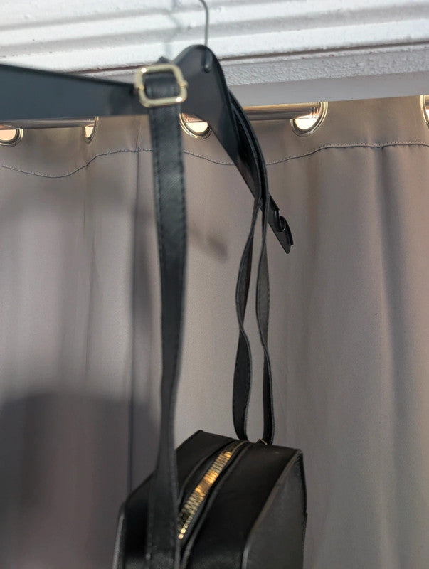Beetlejuice Never Trust The Living Coffin Crossbody Bag Black Goth Alternative
