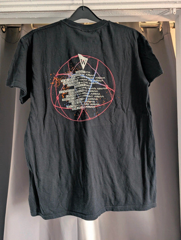 Westlife Gravity Tour 2011 Black Graphic T-Shirt Medium