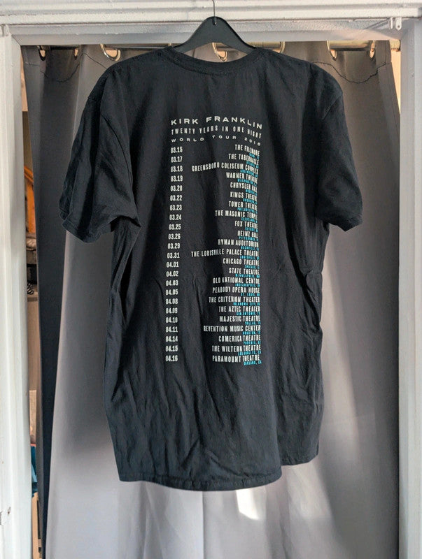 Kirk Franklin Twenty Years In One Night Tour T-Shirt Extra Large