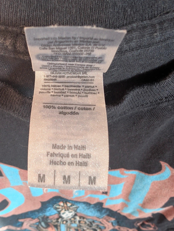 Ghost Habemus Papam Black Graphic Band T-Shirt Medium