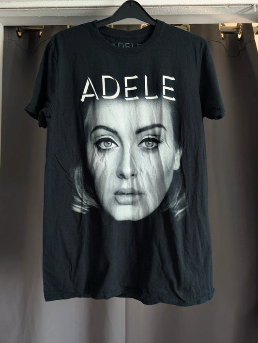 Adele Live 2016 North American Tour Graphic Band T-Shirt Size M Black