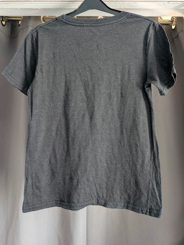 Nirvana Tie Dye Smiley Face Graphic Band T-Shirt Size S Dark Grey