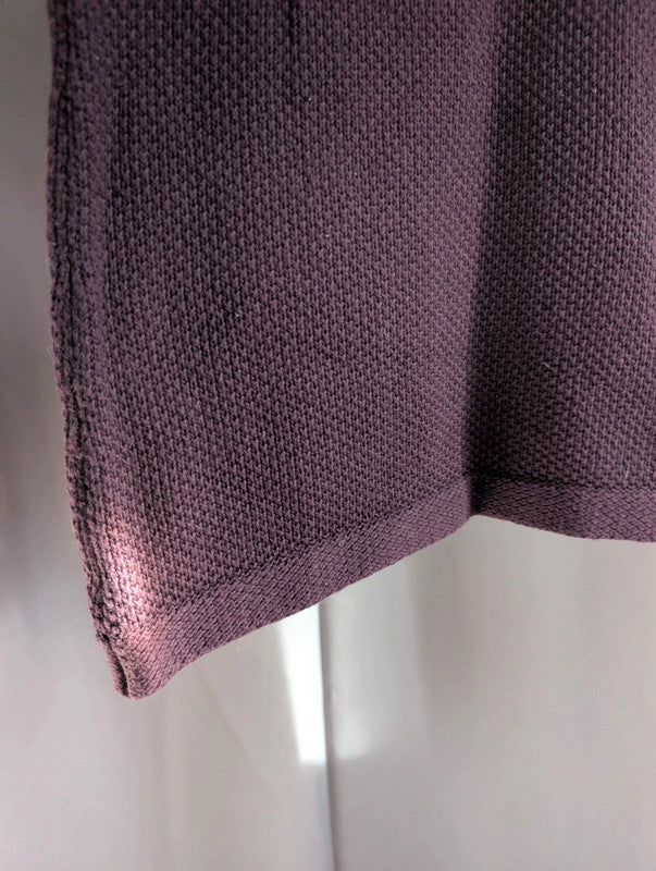 Boden Purple Cotton Cashmere Knit Tunic Dress UK 8 Whimsigoth Boho Mini