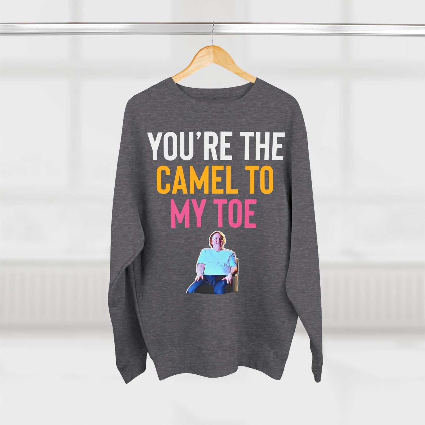 Lewis Capaldi Unisex Crewneck Sweatshirt - You are the camel to my toe