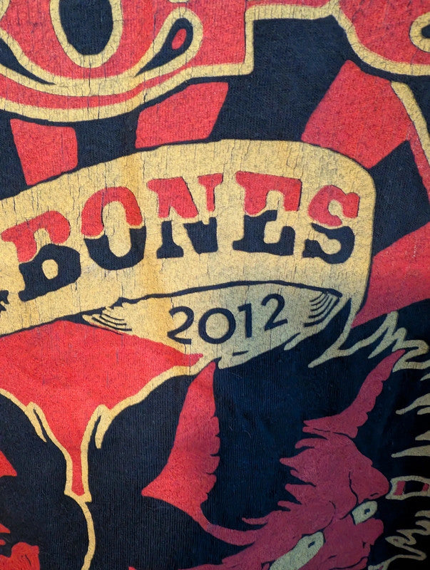 Europe Bag Of Bones Tour Black Graphic Band T Shirt Size S