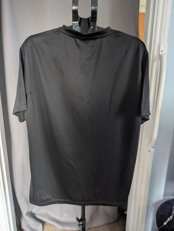 Unbranded Psycho Bunny Gothic Graphic Black Polyester T-Shirt Size XXXL