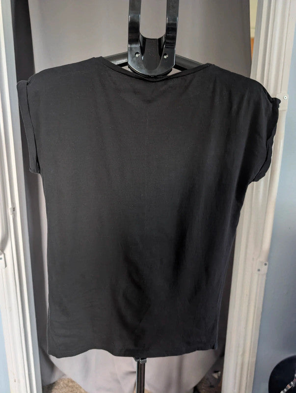 Continental All Time Low Band Tee Black Cotton Graphic T-Shirt Size M