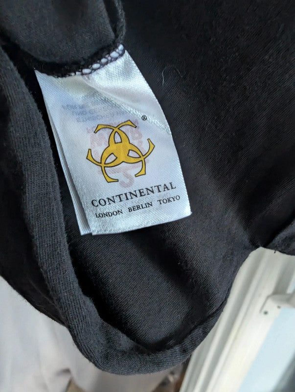 Continental All Time Low Band Tee Black Cotton Graphic T-Shirt Size M