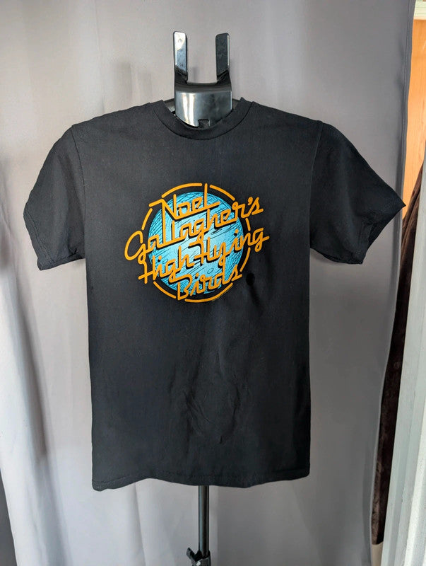 Noel Gallagher High Flying Birds Tee Shirt Size S Black Band Tour