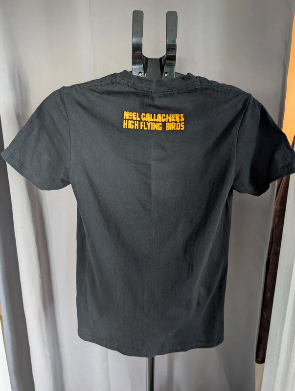 Noel Gallagher High Flying Birds Tee Shirt Size S Black Band Tour