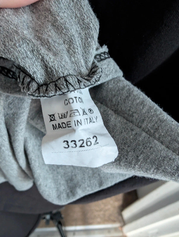New Collection Black Grey Asymmetric Graphic Tunic Dress Oversized Grunge