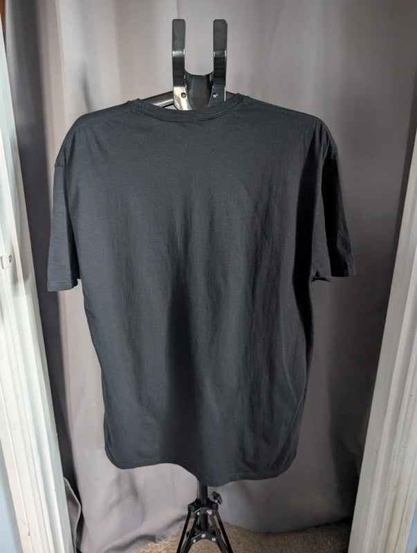 Gildan Led Zeppelin T Shirt XL Black 1977 Concert Band Graphic Tee Top
