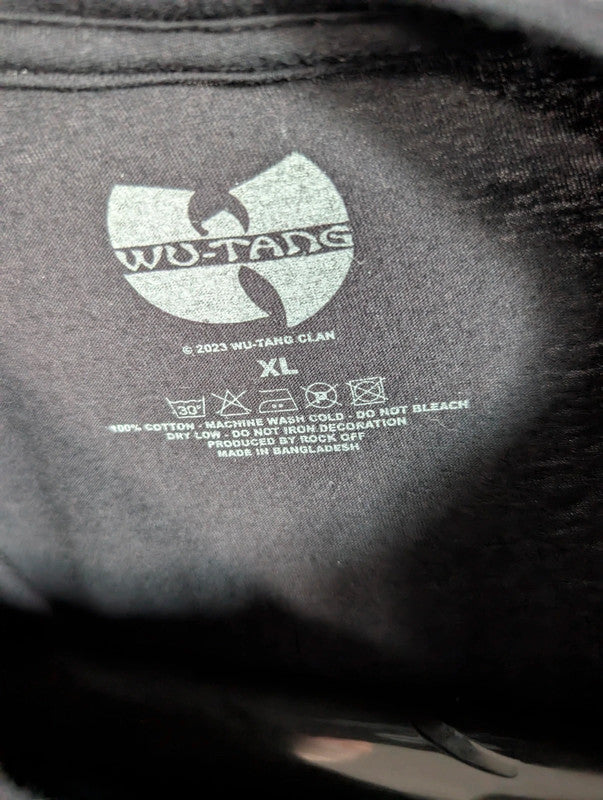 Wu-Tang Clan T Shirt XL Black Dragon Graphic Tee Hip Hop Band Top