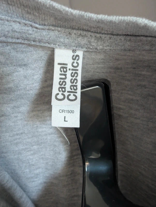 Casual Classics Teddy Swims L Grey Lose Control Lyrics Concert Graphic Tee Top