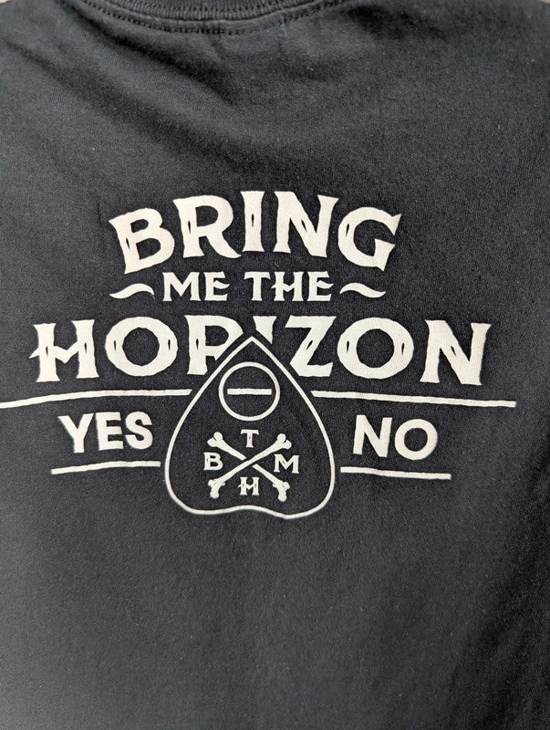 Gildan Bring Me The Horizon T Shirt Black Ouija Band Tee Medium M Emo Goth Top