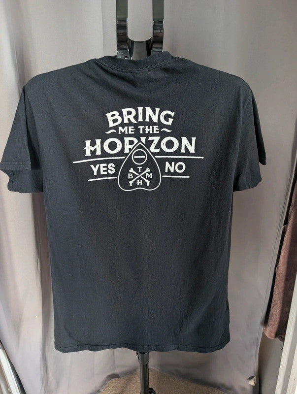 Gildan Bring Me The Horizon T Shirt Black Ouija Band Tee Medium M Emo Goth Top
