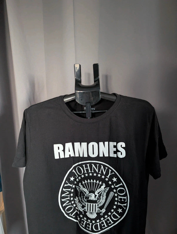 Official Ramones Presidential Seal Punk Rock Band T-Shirt Black Large L 2023