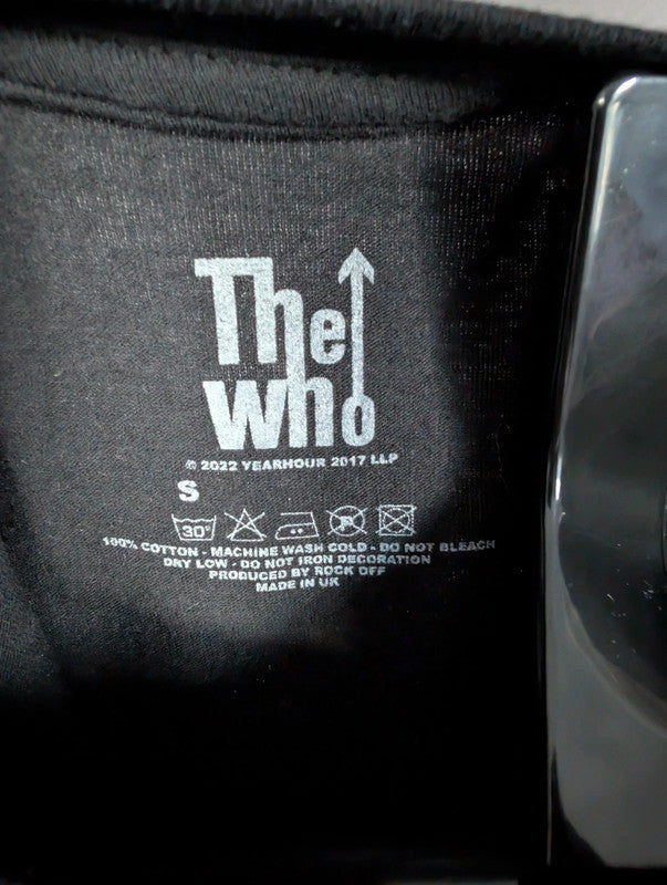 The Who Band T Shirt Size S Black Mod Target Graphic Tee Rock Off