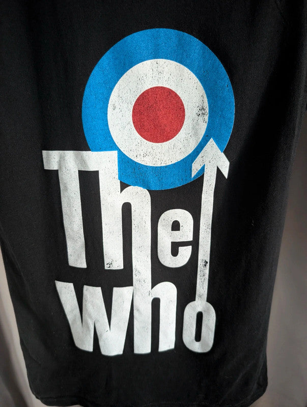 The Who Band T Shirt Size S Black Mod Target Graphic Tee Rock Off