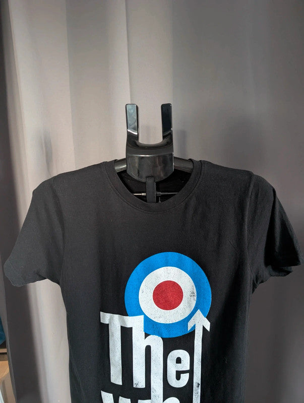 The Who Band T Shirt Size S Black Mod Target Graphic Tee Rock Off