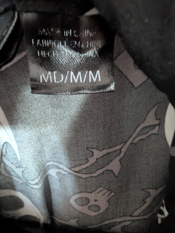 Disney The Nightmare Before Christmas Shirt Jack Skellington Black Medium M 12 14