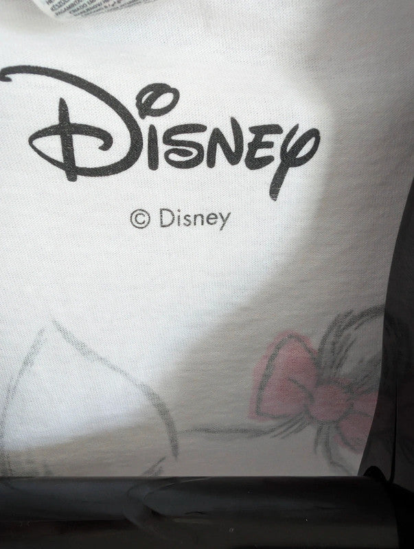 Disney Aristocats Marie Cat Graphic T Shirt White Medium Fruit Of The Loom