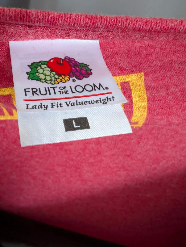 Marvel X-Men Jean Grey Graphic T Shirt Pink Red Large Fruit Of The Loom Large