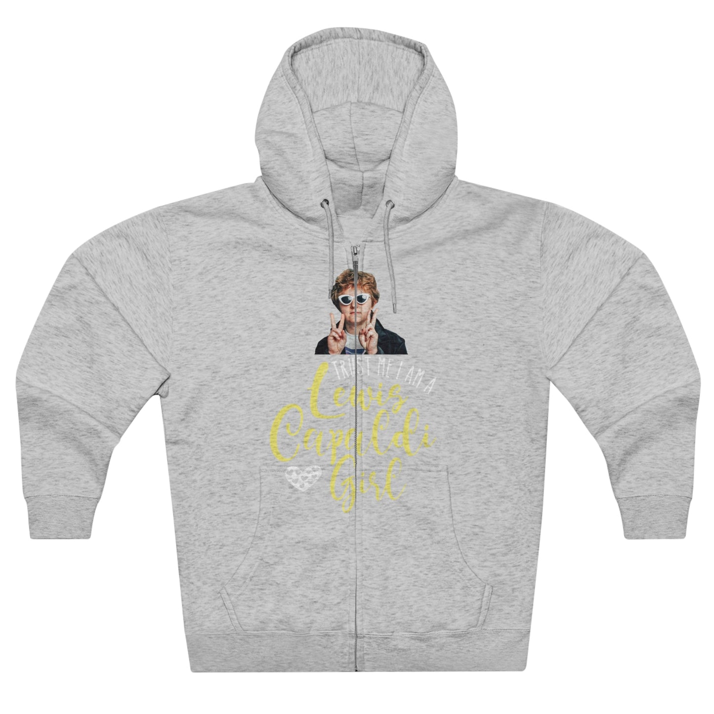 Lewis Capaldi Unisex Zip Hoodie - Trust me I am a Lewis Capaldi Girl