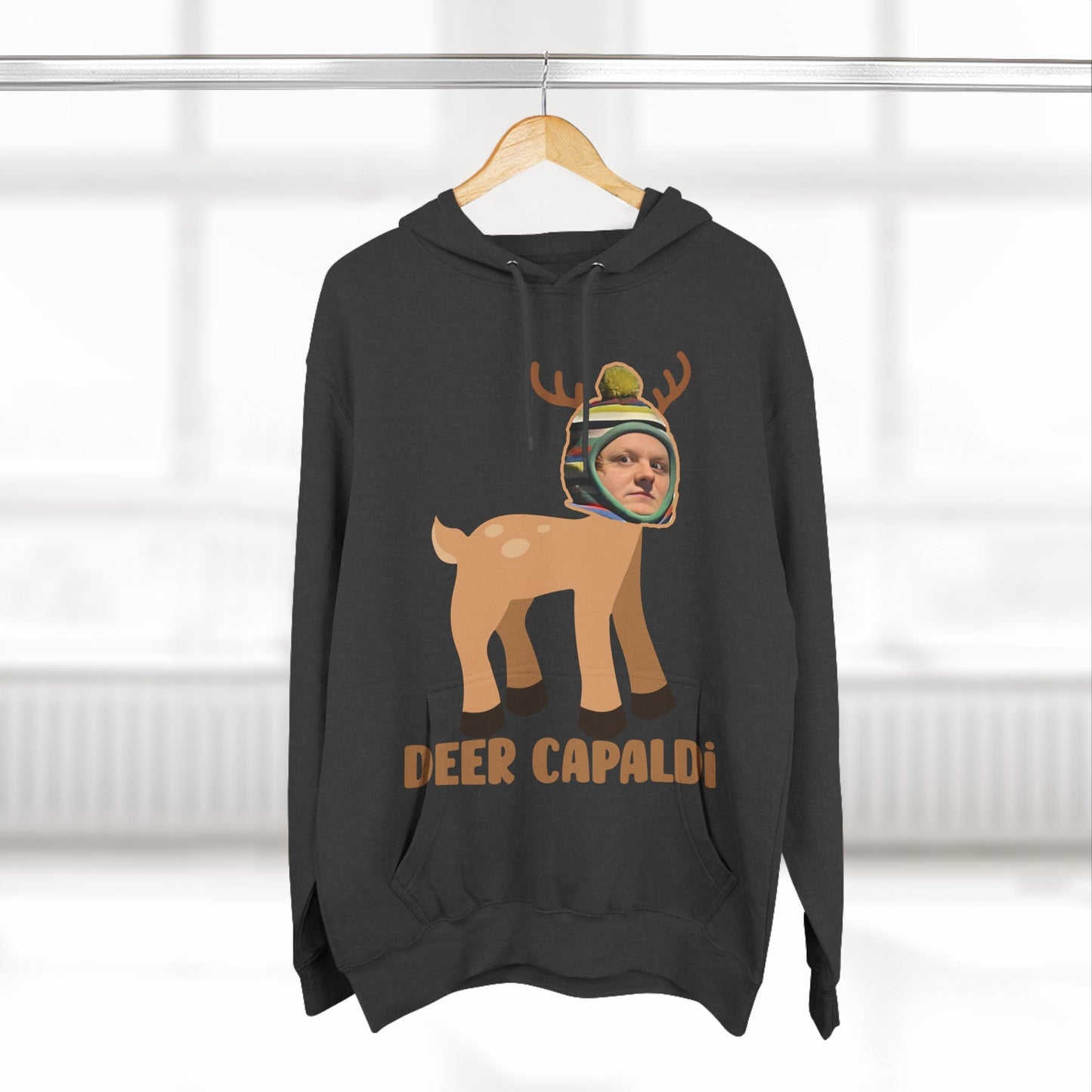 Lewis Capaldi Three-Panel Fleece Hoodie - Deer Capaldi