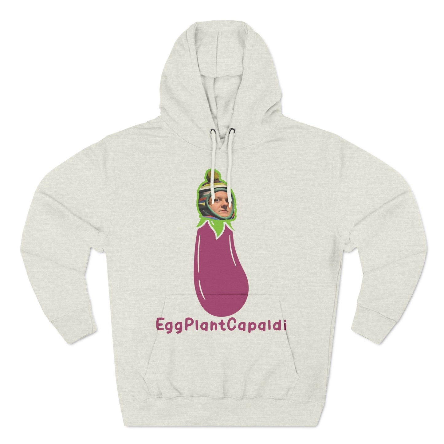 Lewis Capaldi Three-Panel Fleece Hoodie - Egg Plant Capaldi