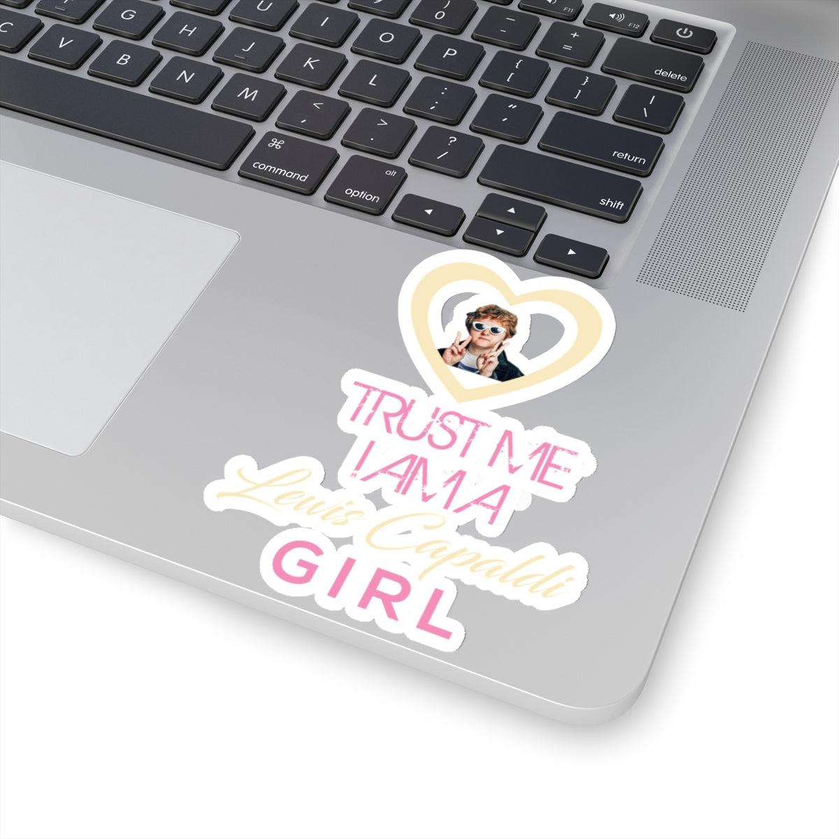 Lewis Capaldi Kiss-Cut Stickers - Trust me I am a Lewis Capaldi girl