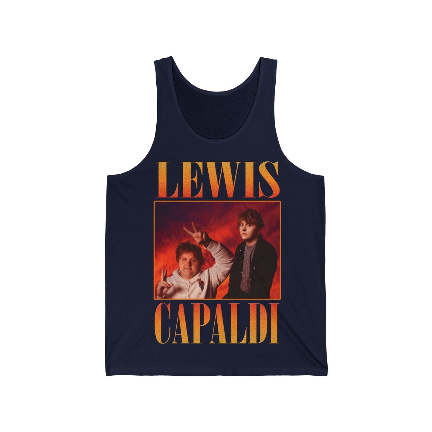 Lewis Capaldi Unisex Jersey Tank Top - Graphic