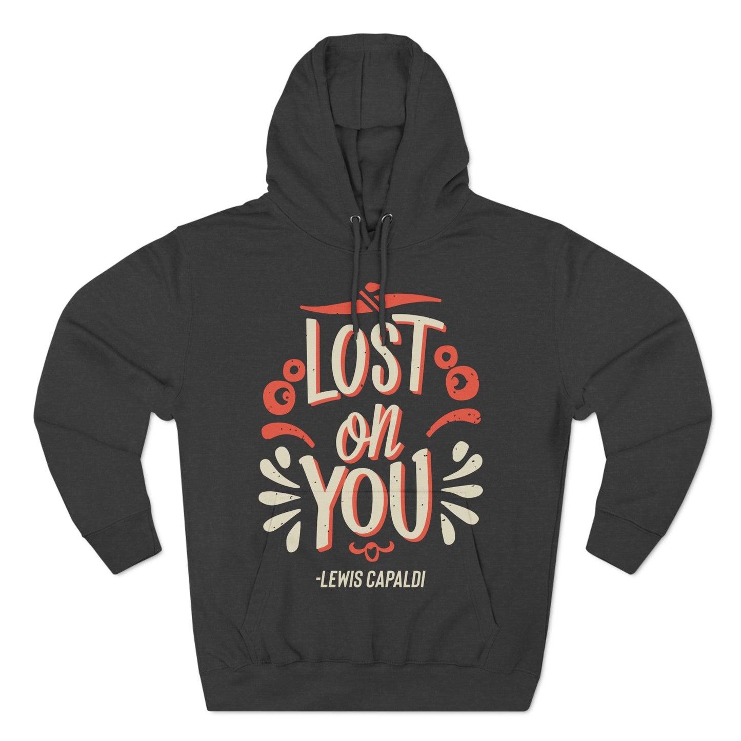 Lewis Capaldi Three-Panel Fleece Hoodie - Lost on you