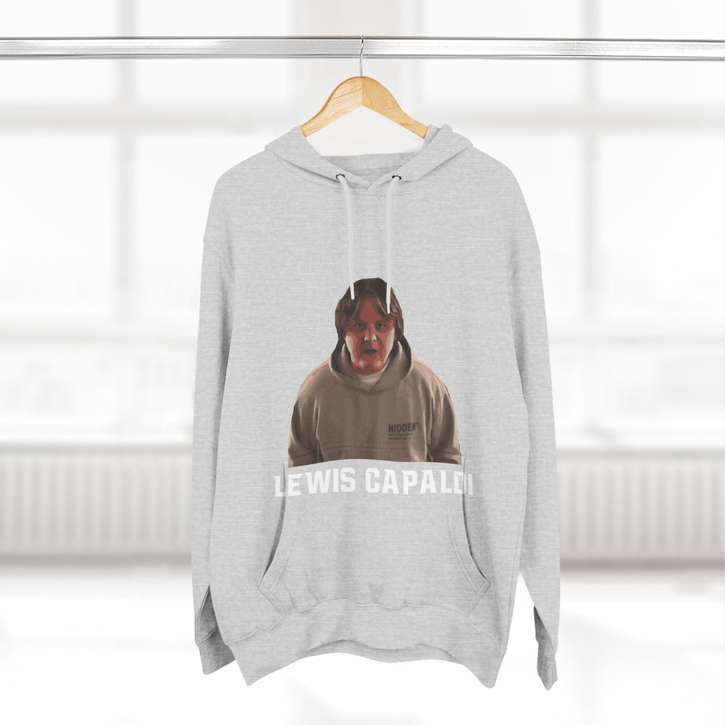 Lewis Capaldi Three-Panel Fleece Hoodie - Graphic